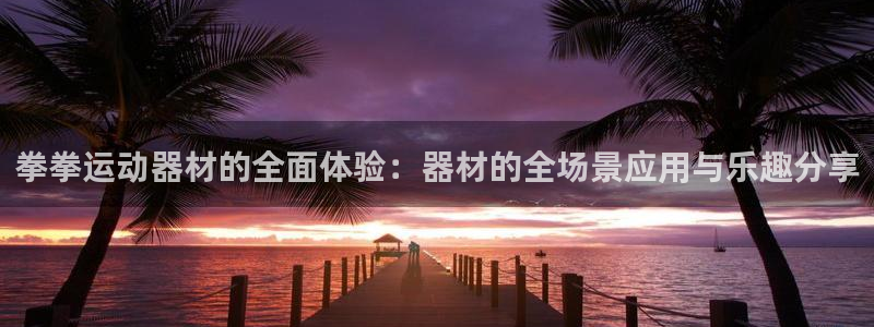 xk星空体育官网下载平台注册流程图：拳拳运动器材的全面体验：